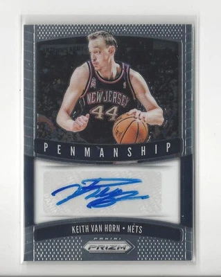 Redes autógrafas Prizm Penmanship Keith Van Horn 2019-20 Foto 1 de 2