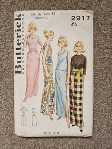 UNCUT Vintage 1960s Sewing Pattern - Blouses and Slim & Dimdl Skirts- Size 16 - Picture 1 of 3