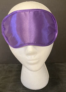 Pipedream Fetish Fantasy Satin Love Sleep Mask - Purple w/elastic straps - Picture 1 of 5