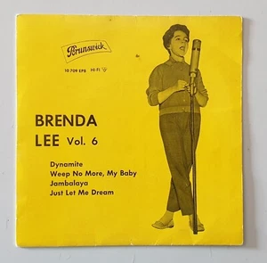EP BRENDA LEE VOL.6 Dynamite +3 Spain Brunswick 1961) - Imagen 1 de 9
