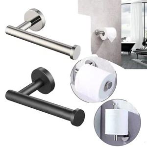 Toilet Roll Holder Wall Mounted Loop Roll Holder With Fittings - Picture 1 of 11