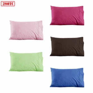 280TC Polyester Cotton Standard Pillowcase 48 x 73 cm - Picture 1 of 7