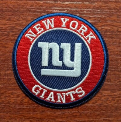 New York Giants Patch NY NFL Football Sport League Embroidered Iron On Patch 3" - Image 1 of 3