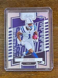 2023 Absolute Football RC Josh Downs #28 Colts - Picture 1 of 2