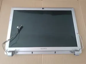 GENUINE SONY VAIO VGN-SR**** SCREEN LCD COMPLETE LID ASSEMBLY READY TO SLOT ON - Picture 1 of 2