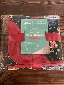 Little Sleepies Disney 100 Christmas Parade Cloud Blanket HTF - Picture 1 of 3