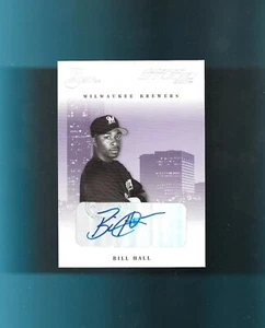 SHORT PRINT! 2005 Donruss Studios ROOKIE RC AUTO # 161 BILL HALL MILWAUKEE /100 - Picture 1 of 2