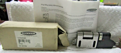 👍 NUEVO INTERRUPTOR DE BLOQUEO DE SEGURIDAD CON BISAGRAS BANNER 3A 230 VAC SI-HG63FQDR Foto 1 de 4