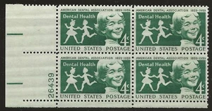 US Scott #1135, Plate Block #26439 1959 Dental Health 4c FVF MNH Lower Left - Picture 1 of 1