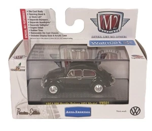 M2 Machines Volkswagon 1954 Beetle VW Deluxe USA Model 2014 Factory Sealed Black - Picture 1 of 10
