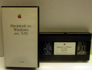 Macintosh vs. Windows VHS Tape from May, 1991 by Apple Computer - Picture 1 of 3