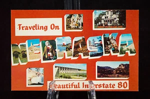 Postcard Nebraska Traveling On Beautiful Interstate 80 Multiple Images - Picture 1 of 4