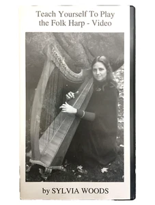 Teach Yourself to Play the Folk Harp Video Sylvia Woods VHS 1 hour 40 min. - Picture 1 of 3