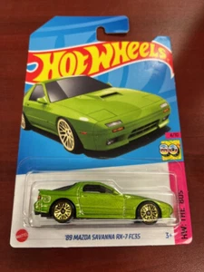2023 Hot Wheels HW THE '80S 4/10 '89 Mazda Savanna RX-7 FC35 51/250 A66 - Foto 1 di 2