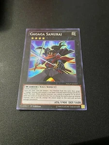 Yu-Gi-Oh! Konami Gagaga Samurai WSUP-EN027 Super Rare Lightly Played 1st Edition - Picture 1 of 2