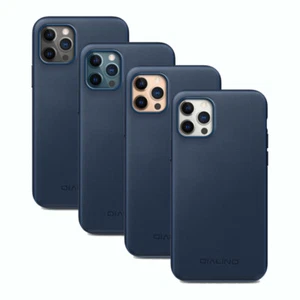 QIALINO Original Genuine Leather Case Cover Skin for iPhone - Picture 1 of 17