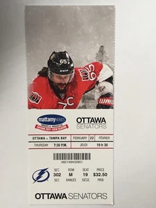 OTTAWA SENATORS VS TAMPA BAY LIGHTNING 22. FEBRUAR 2018 TICKET STUB - Bild 1 von 1