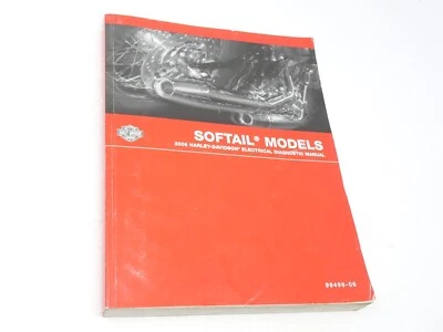 GENUINE HARLEY DAVIDSON 2006 SOFTAIL ELECTRICAL DIAGNOSTIC SHOP MANUAL 99498-06 Foto 1 de 4