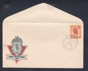 1960 Flores nativas australianas 1'6 sello pre-decimal Hermes primer día cubierta #B59 - Imagen 1 de 1