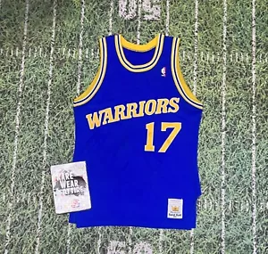 Sand Knit Golden State Warriors Jersey 40 Basketball Chris Mullin NBA 80s - Picture 1 of 4