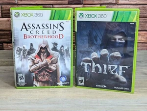Thief (Square Enix) y Assassin's Creed Brotherhood (Ubisoft) Microsoft Xbox 360 - Imagen 1 de 14