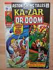 Astonishing Tales # 4 Bronze Age Kazar And Doctor Doom Marvel Comic 1971