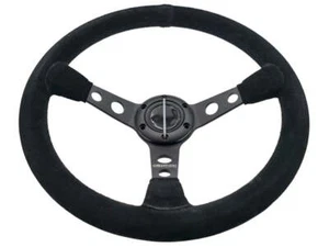 Circuit Hero 345mm 3-Spoke Suede Steering Wheel - Bild 1 von 6