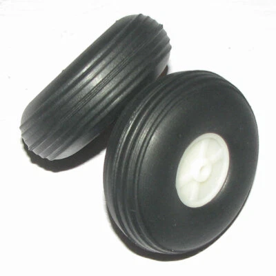 D127*Ø5.1*H41mm Ultra Light and High Flexibility Rubber PU Wheel & Plastic Hub - Image 1 of 4
