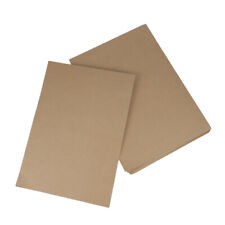 10 Kraft Paper File Folders w/ Pocket for A4 Documents - Home/Office