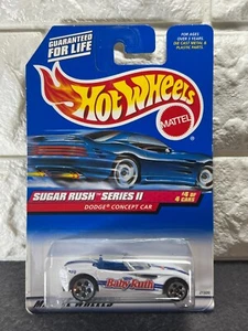 Hot Wheels Sugar Rush Serie II 4 di 4 Collettore Auto Dodge Concept Car 972 Bianco - Foto 1 di 4