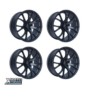 Performance Replicas PR161 Matte Black 20X9 5X115 20mm (Set of 4) - Picture 1 of 1