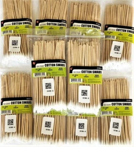 1000 SE 6" INDUSTRIAL WOOD HANDLE COTTON SWABS TIPS DETAILING CLEANING Q GUN - Picture 1 of 3