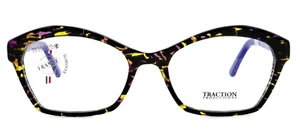 New TRACTION PRODUCTIONS PARADISIO 47mm Violetta Multicolor Eyeglasses France - Picture 1 of 7