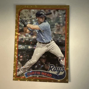 2024 Curtis Mead #89B-85 1989 Retro RC Yellow Crackle /50 Rays - Picture 1 of 3