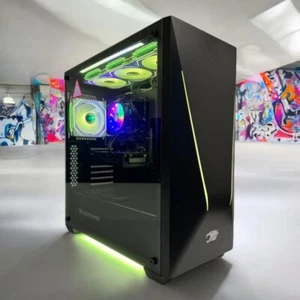 PC desktop ARGB i7 personalizzato 32 GB RAM 4 TB SSD RX580 Win11 PRONTO PER IL GIOCO - Foto 1 di 14