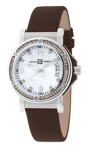 Officina Del Tempo ot1050 – 0444 MWM - – Orologio, cinturino in raso colore: mar - Foto 1 di 1