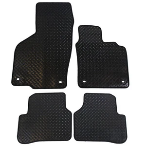 For Volkswagen VW Passat (B6) 2005-2007 Tailored 4 Piece Rubber Car Mats 4 Clips - Picture 1 of 4