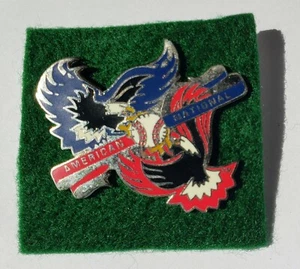 Vintage 1997 MLB Interleague Play Lapel Pin American League National League Mint - Picture 1 of 6