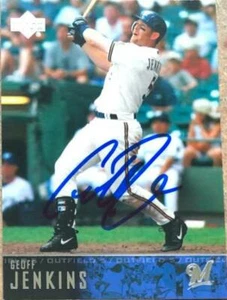 Geoff Jenkins Autographed 2004 Upper Deck #153 - Picture 1 of 1