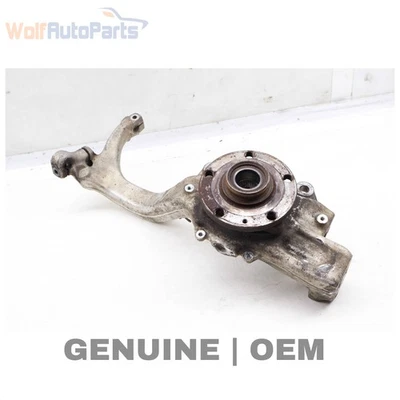 AUDI S4 2004-2009 - Nudillo de husillo delantero izquierdo con cojinete de rueda 8E0407241J Foto 1 de 4