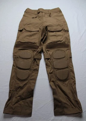 Calça de combate masculina quimera extra acolchoada Mil-Tec CD4 coiote escuro pequena nova com etiquetas - Imagem 1 de 4