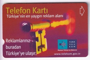 TEST CARTE CARD .. TURQUIE 5U ALCATEL TTK KEY RARE SAMPLE +N° MAGNETIQUE NEUVE - Imagen 1 de 2