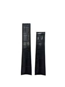 Tag Heuer Black Croc Strap For Folding Buckle Authentic - Picture 1 of 2