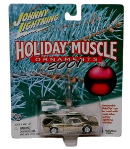 NEU 2001 JOHNNY LIGHTNING HOLIDAY MUSCLE ORNAMENT 1968 PONTIAC FIREBIRD 400 - Bild 1 von 8