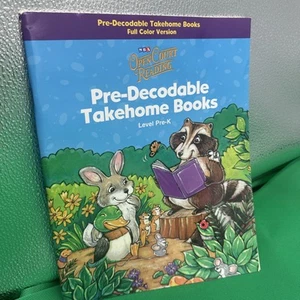 OPEN COURT READING: PRE-DECODABLE TAKEHOME BOOKS By Carl Bereiter - Imagen 1 de 7