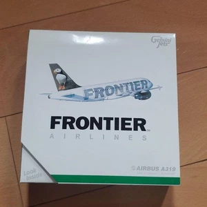 GeminiJets Fronter Airlines Airbus A319 Scale 1 400 Rare Collectible Model - Picture 1 of 7