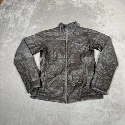 Patagonia Jacket Womens Small Gray Nano Puff Sweater Puffer Quilted Outdoors - Image 1 of 4