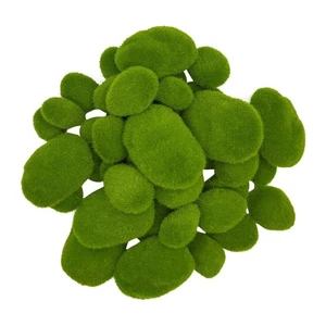 25 Piezas 2 Grandes Rocas Musgo Alemanas Decorativas, Bolas de Musgo Verde para Blu9386 - Imagen 1 de 8