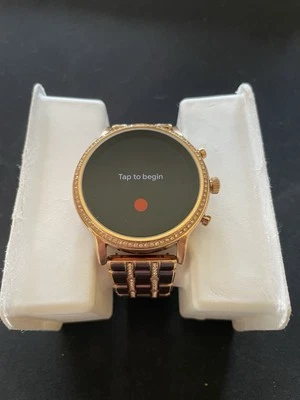 Fossil Gen 5 Julianna 44mm Stainless Steel Case Rose Gold Bracelet Watch -... - Image 1 of 2