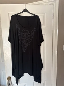 Sparkly Black Women’s Top - Size 30-32 - Picture 1 of 7